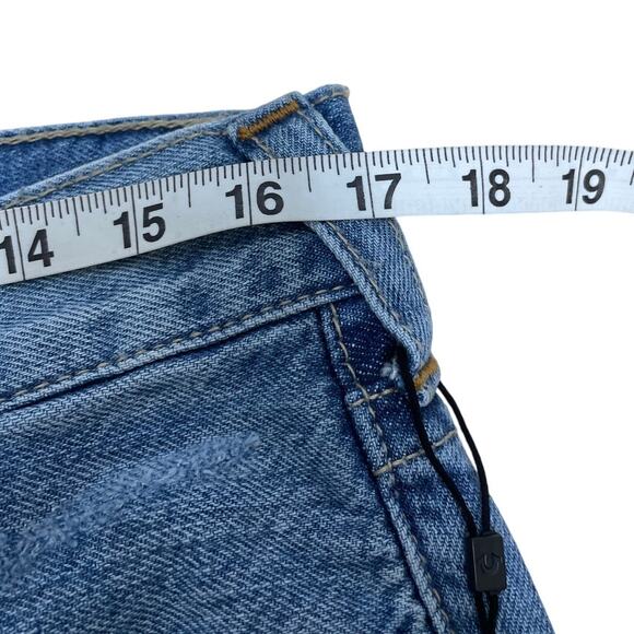 True Religion Ricky Relaxed Straight Distressed Jeans Men's Size 31 New With Tag - Picture 10 of 12